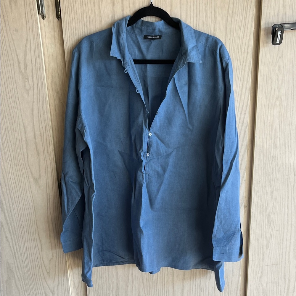 Eileen Fisher Light Blue Top